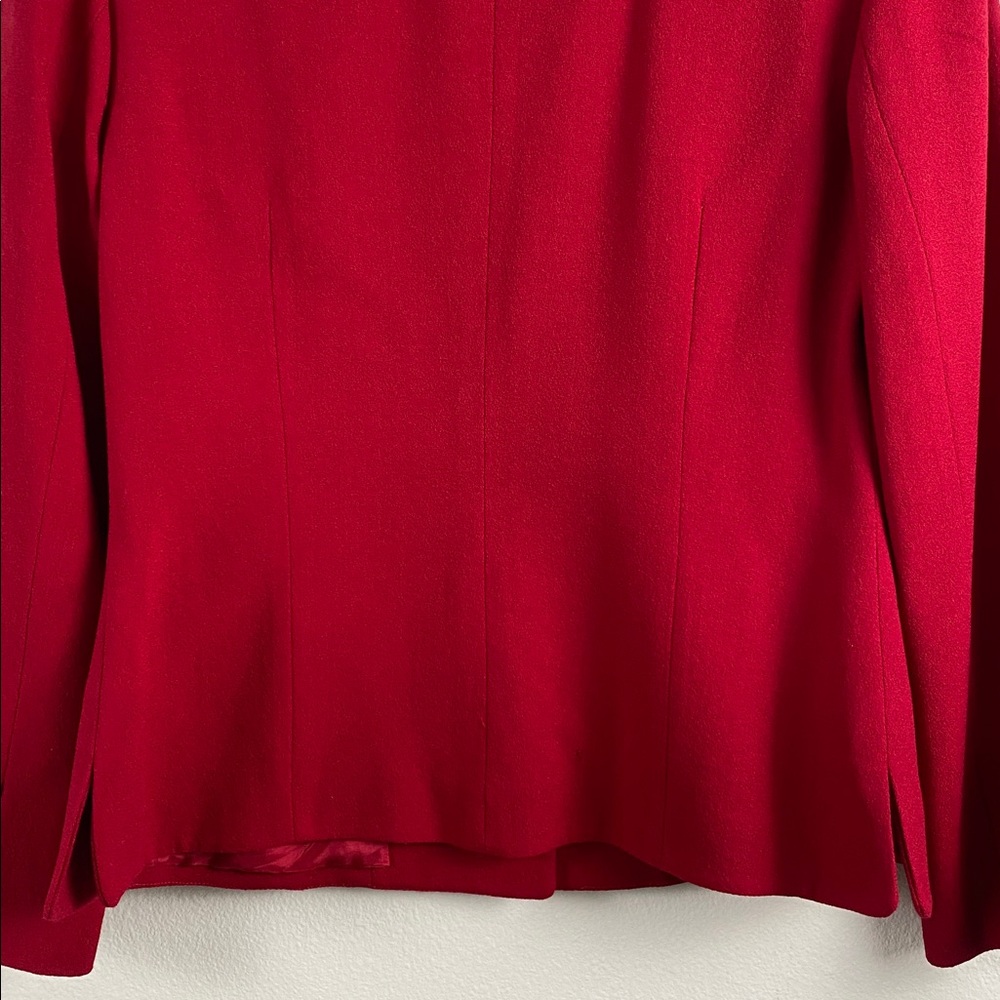Kasper & Company ASL Vintage Wool Blazer/Suit Jacket | Fully Lined | Red - Picture 7 of 16
